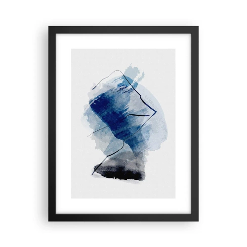 Pôster com moldura preta - Iceberg - 30x40 cm
