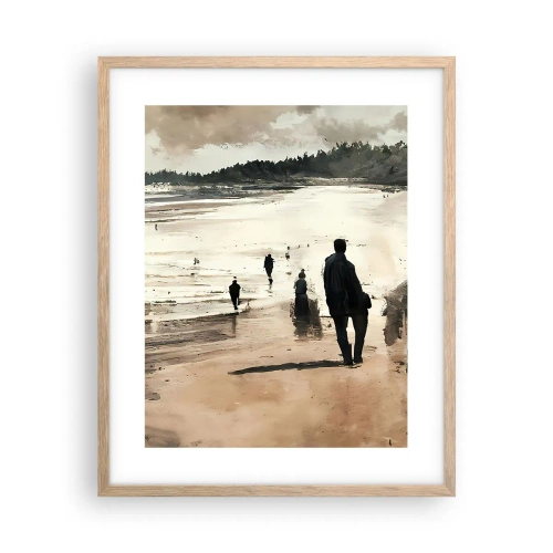 Pôster com moldura de carvalho claro - Convocados - 40x50 cm