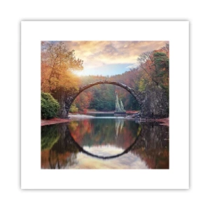 Pôster - Do outro lado do espelho - 30x30 cm