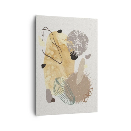 Quadro em tela - Plumcologia aplicada - 70x100 cm