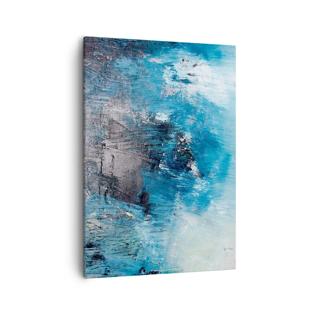 Quadro em tela - Rapsódia em azul - 50x70 cm