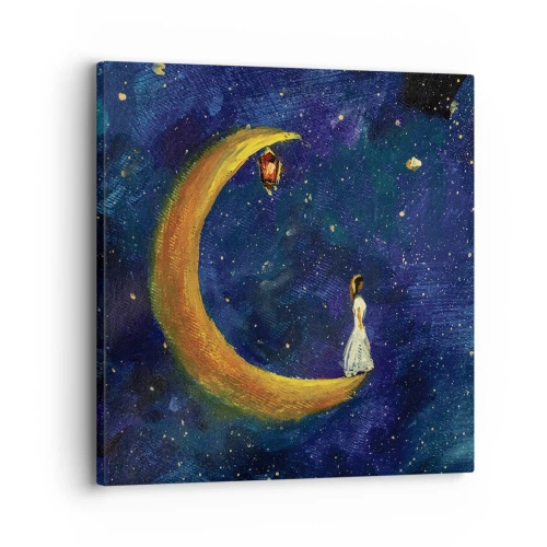 Quadro em tela - O Chamado do Mundo - 30x30 cm