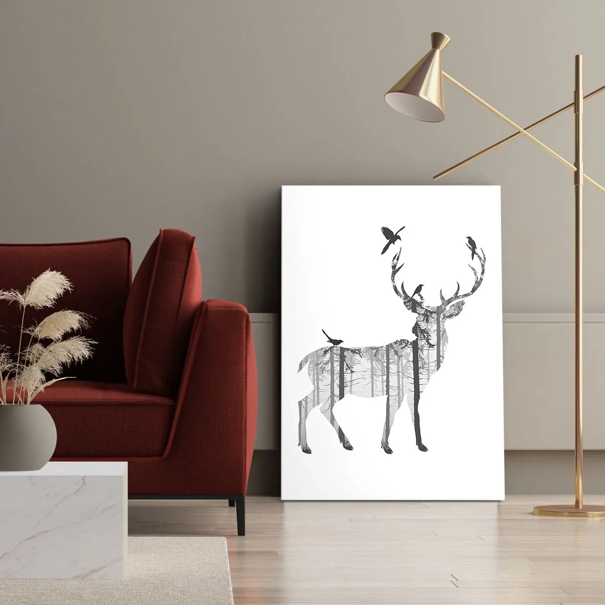 Quadro em tela - Bom espírito da floresta - 50x70 cm