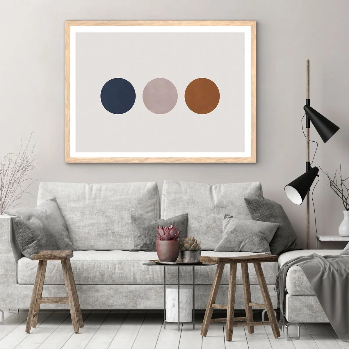 Pôster com moldura de carvalho claro - Um símbolo de excelência - 91x61 cm