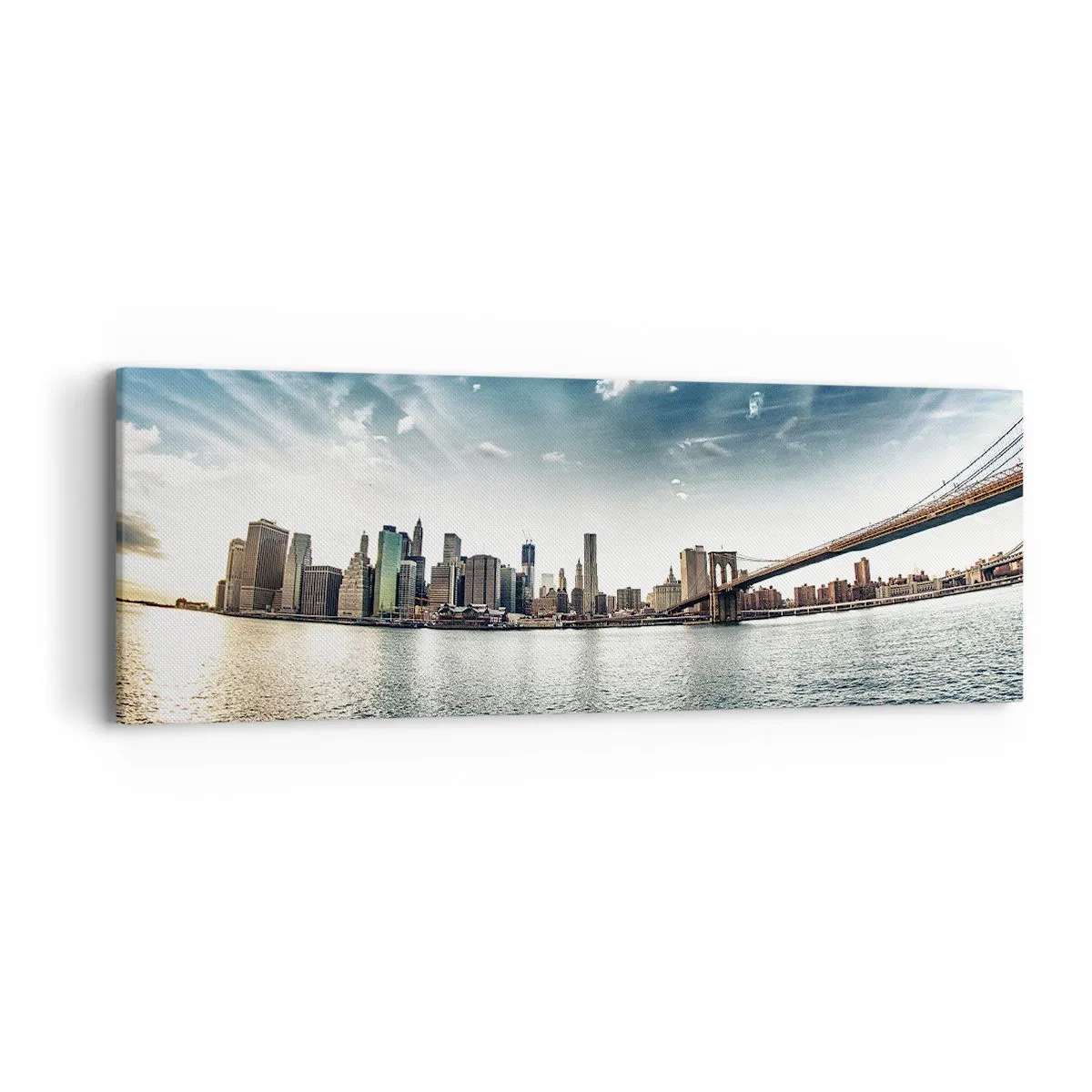 Quadro em tela - Ilha de Vidro - 90x30 cm