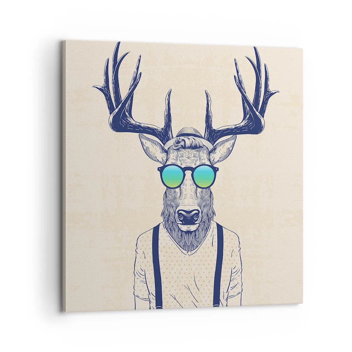 Quadro em tela - E quem esperavas? - 60x60 cm