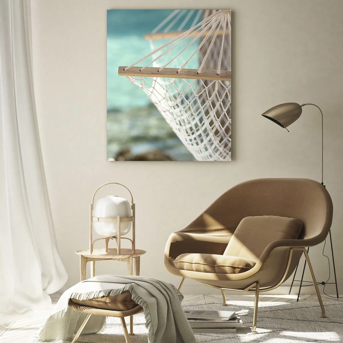 Quadro em vidro - Hora de relaxar - 70x100 cm