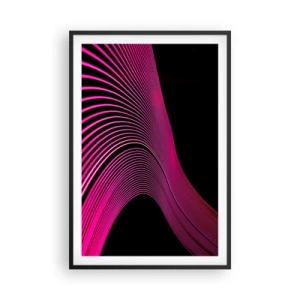 Pôster com moldura preta - Avenida da luz - 61x91 cm