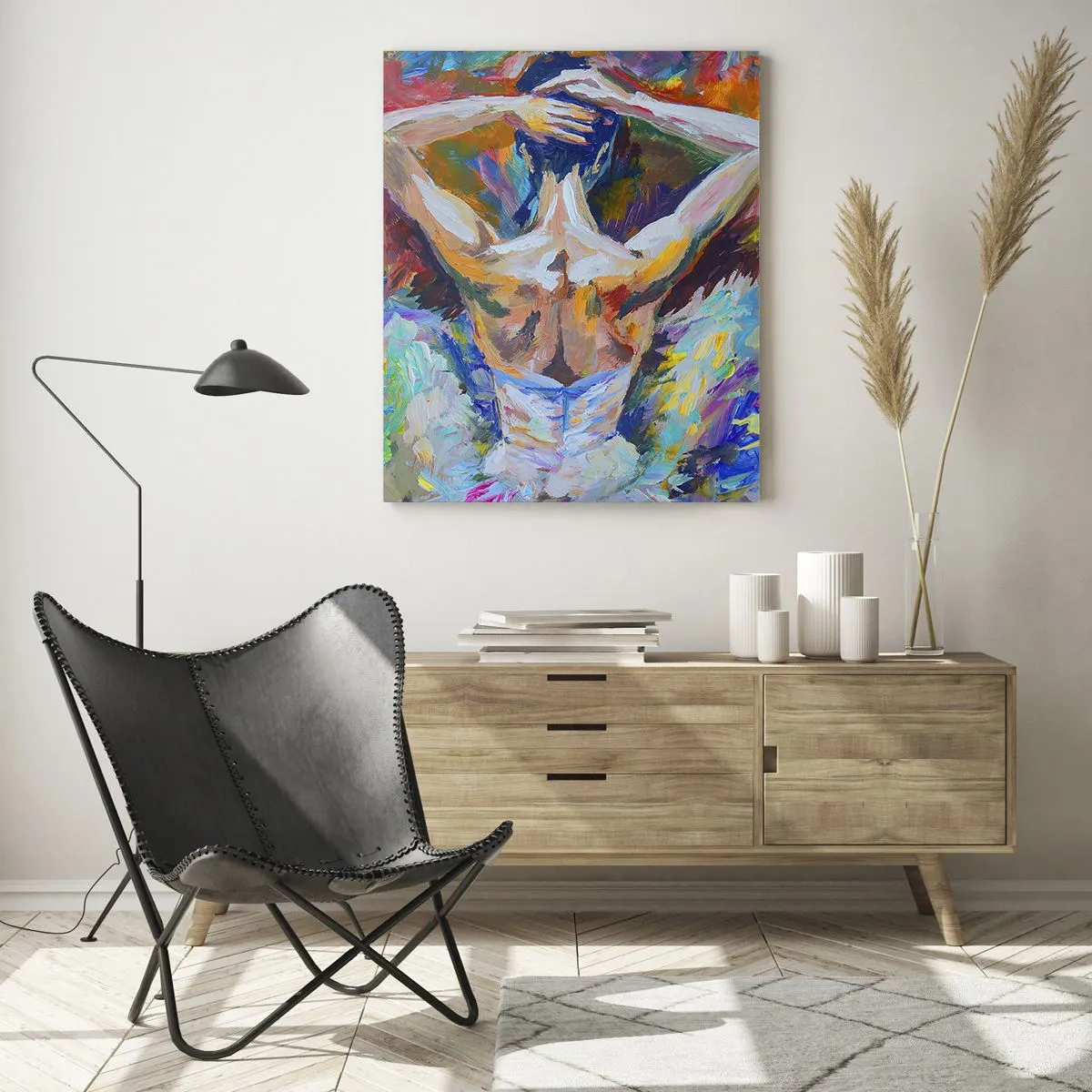 Quadro em vidro - Pode ser qualquer coisa - 50x70 cm