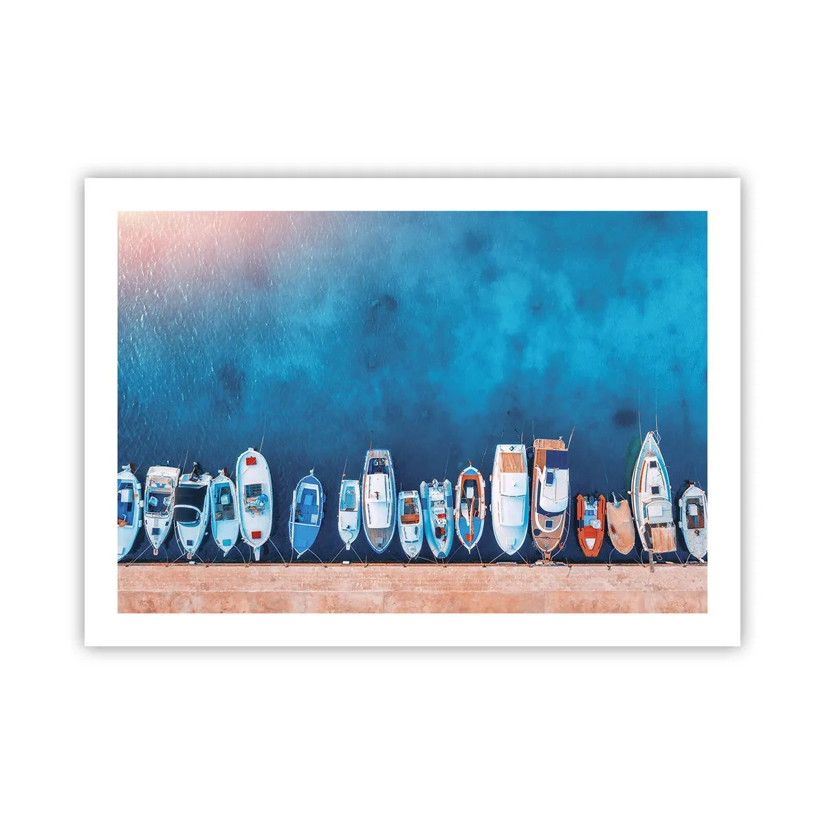 Pôster - Em uma fileira - 70x50 cm