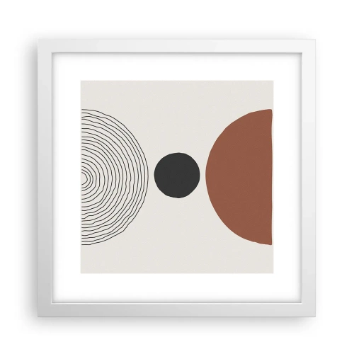 Pôster em moldura branca - Em destaque - 30x30 cm