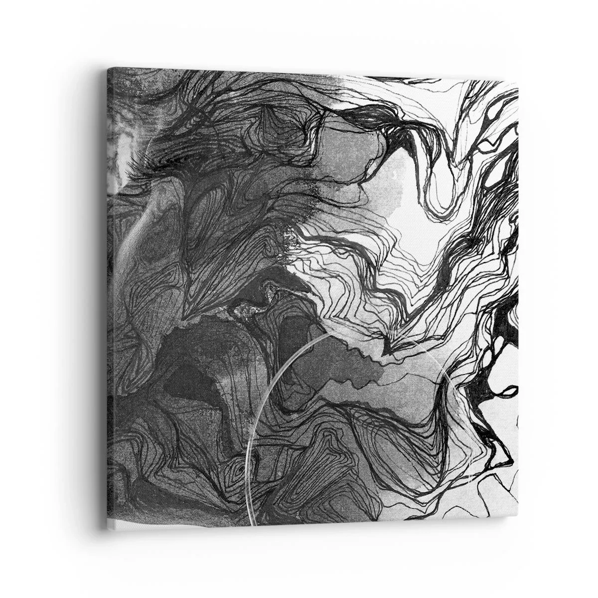 Quadro em tela - Entrelaçados em sonhos - 40x40 cm