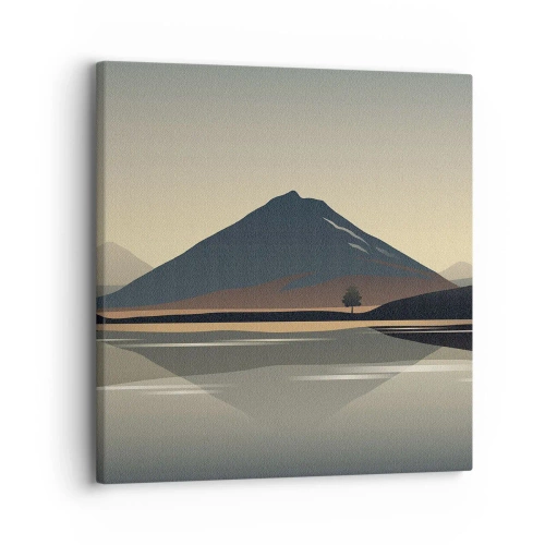 Quadro em tela - Reflexo de espelho - 30x30 cm
