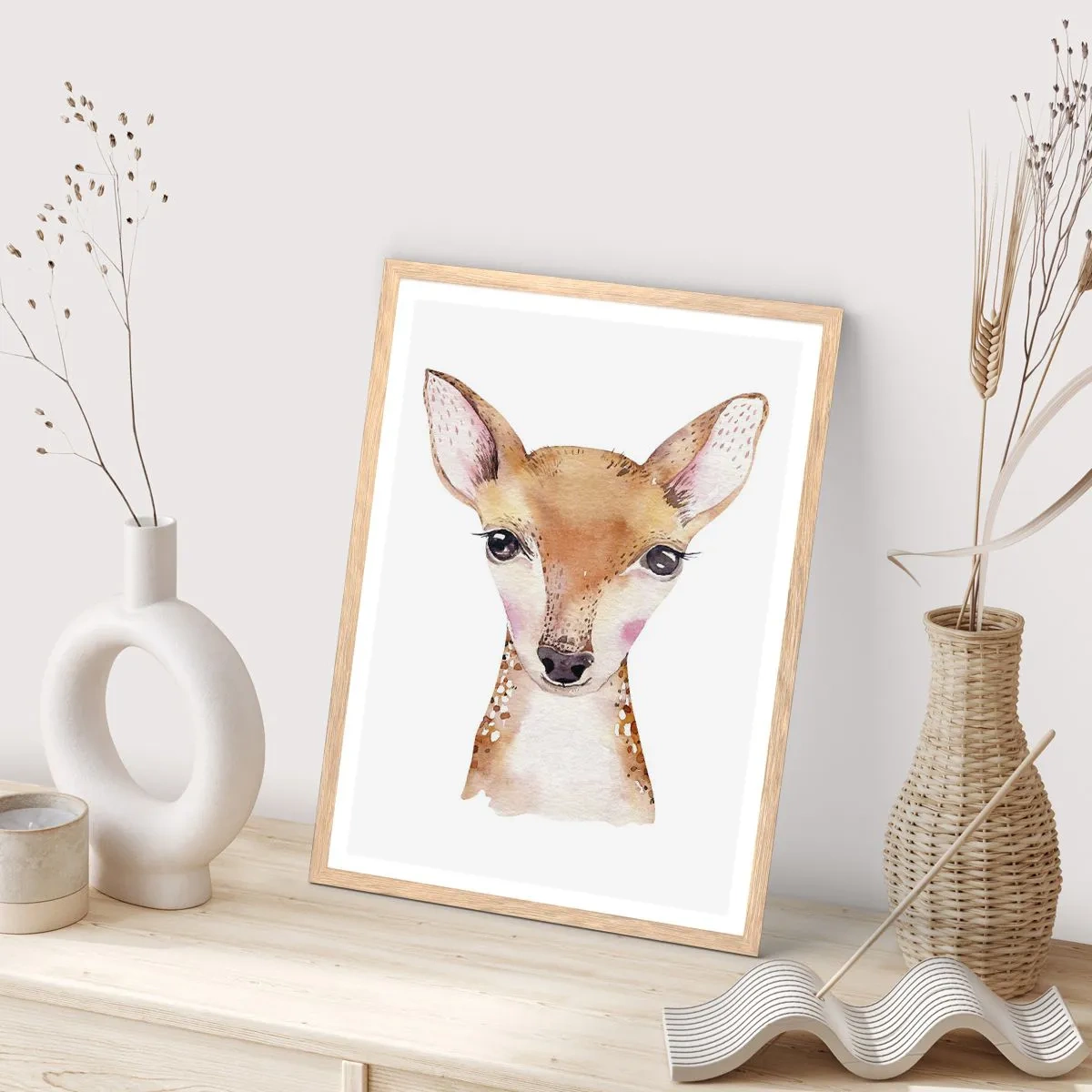 Pôster com moldura de carvalho claro - A Natureza da Inocência - 61x91 cm