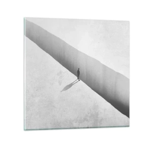 Quadro em vidro - Um objetivo claro - 40x40 cm