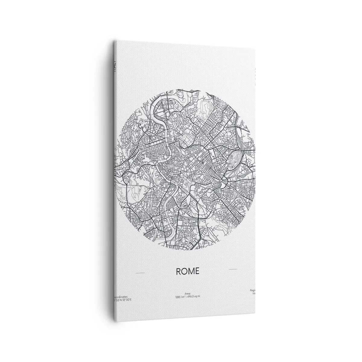 Quadro em tela - Anatomia de Roma - 45x80 cm