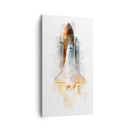 Quadro em tela - Exploradores para iniciantes - 45x80 cm