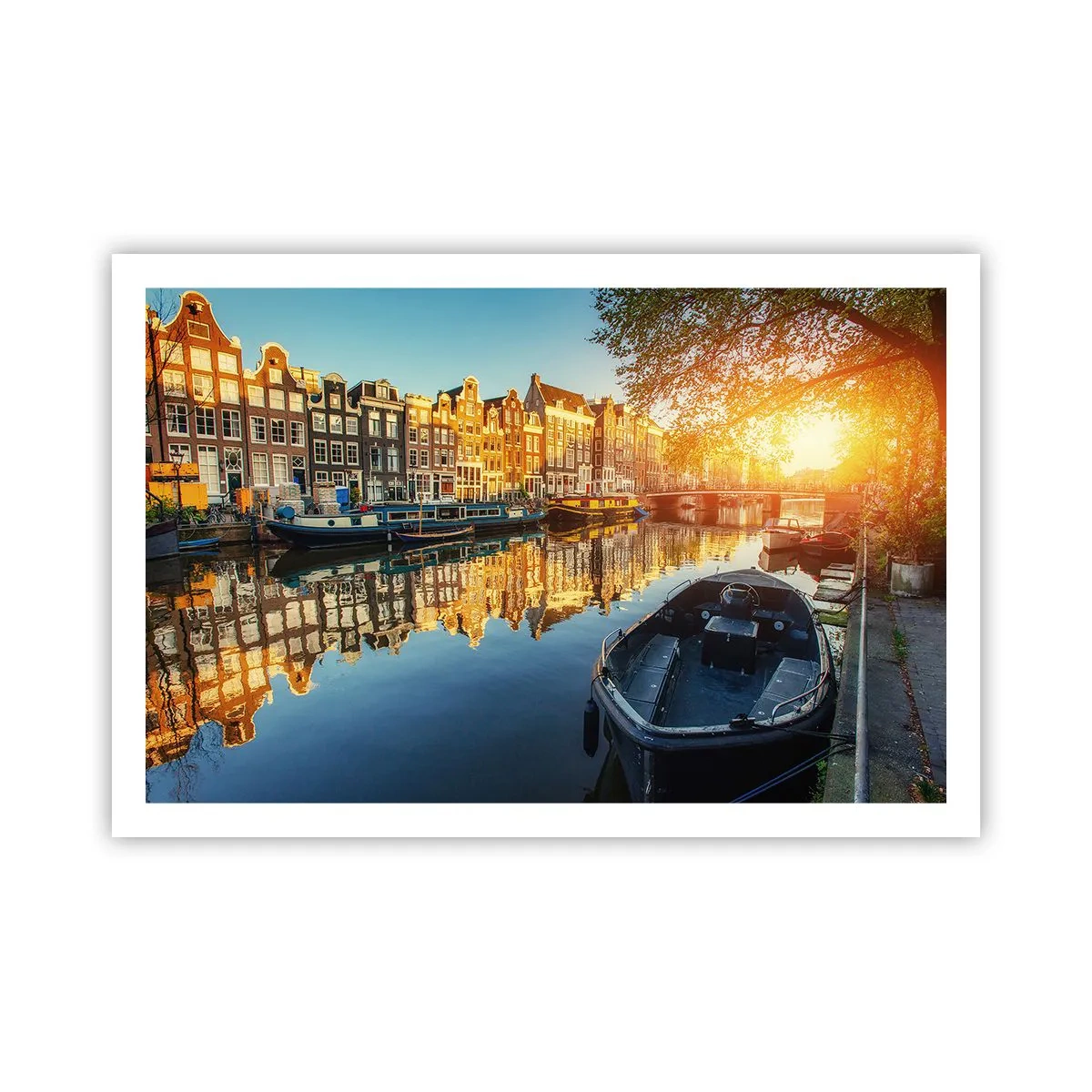 Pôster - Manhã em Amsterdã - 91x61 cm