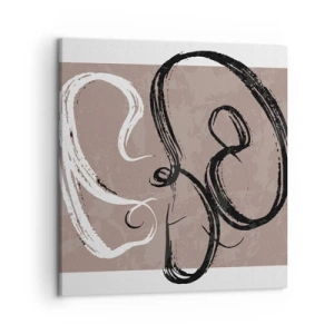 Quadro em tela - Composição – a busca pela plenitude - 50x50 cm