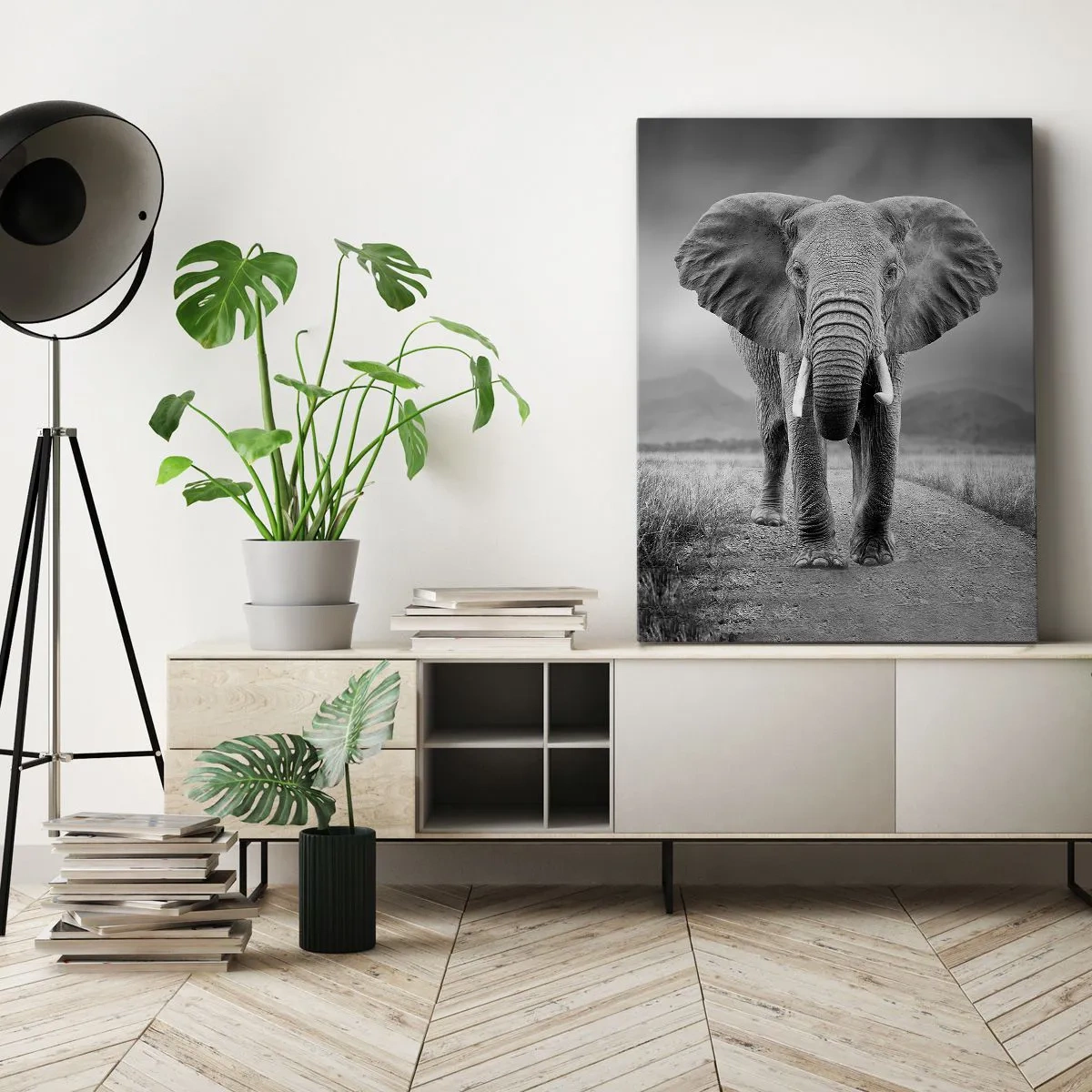Quadro em tela - O anfitrião dá as boas-vindas - 50x70 cm