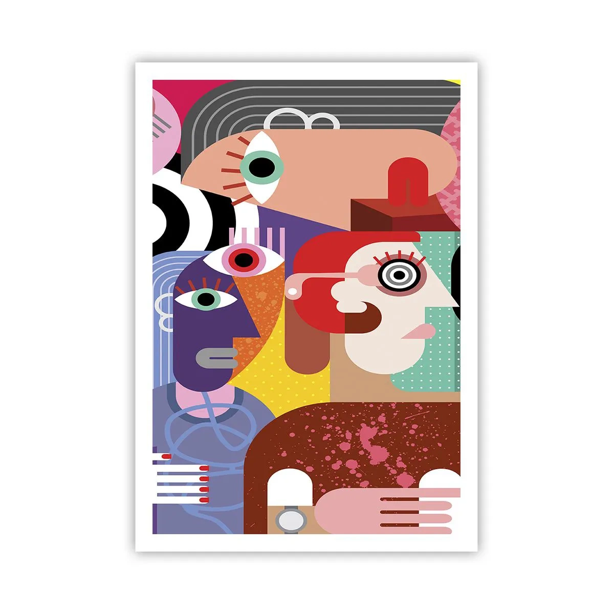 Pôster - Viemos da parte do Sr. Picasso - 70x100 cm