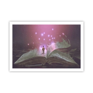 Pôster - Um convite para outro mundo - leia! - 91x61 cm