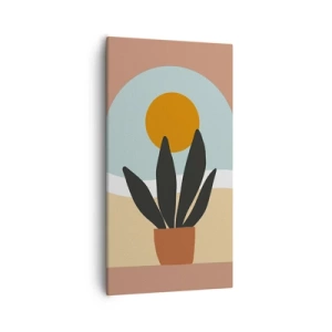 Quadro em tela - Pequenas alegrias - 55x100 cm