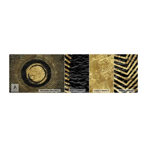 Amostra de papel de parede autocolante Deluxe Sticker - Composição glamourosa - Art Deco, Moderno, Glamour - 100x30 cm