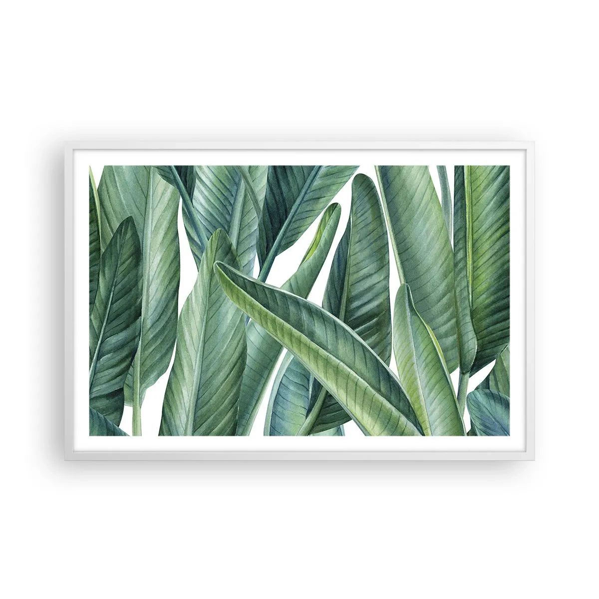 Pôster em moldura branca - O próprio verde - 91x61 cm