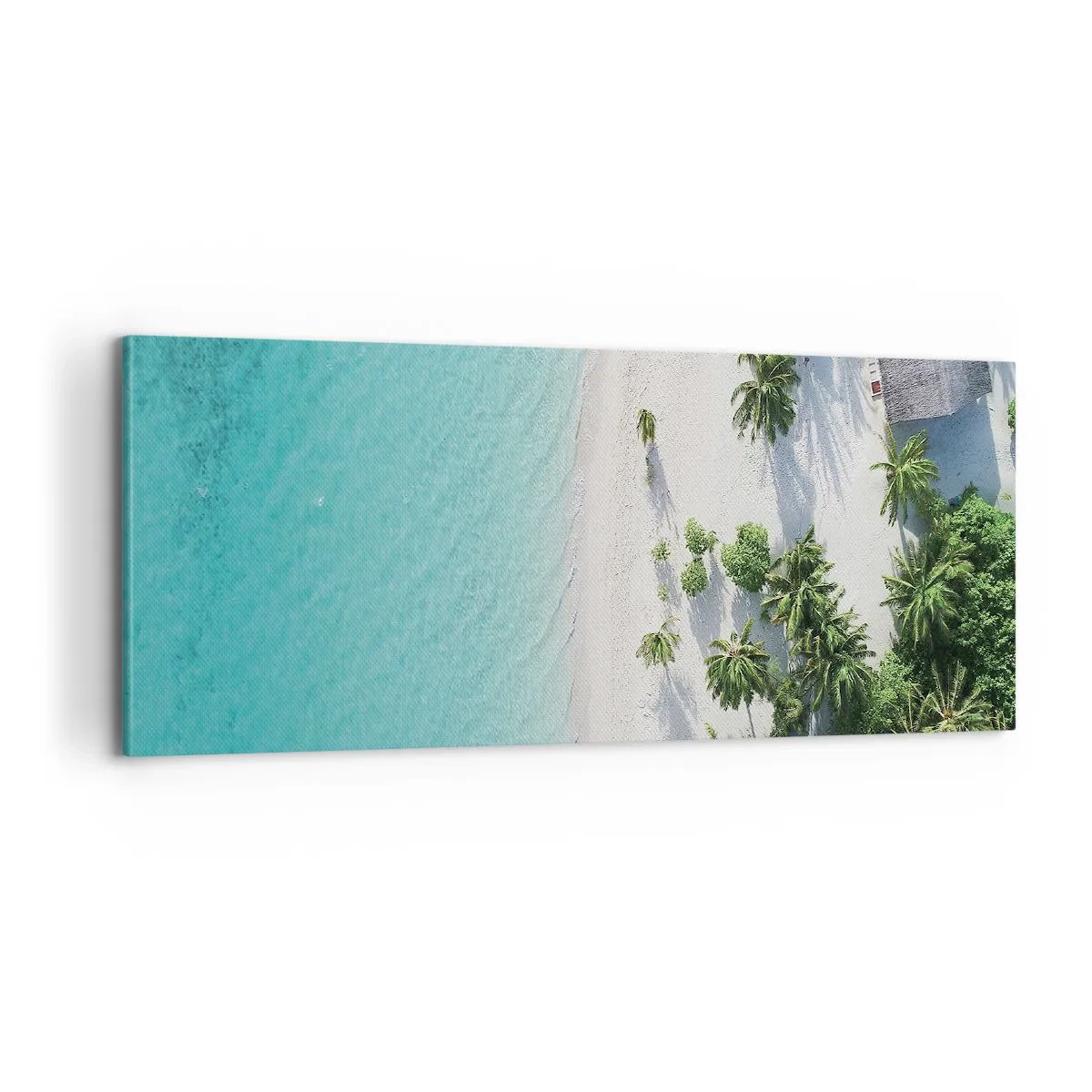 Quadro em tela - Férias no paraíso - 100x40 cm