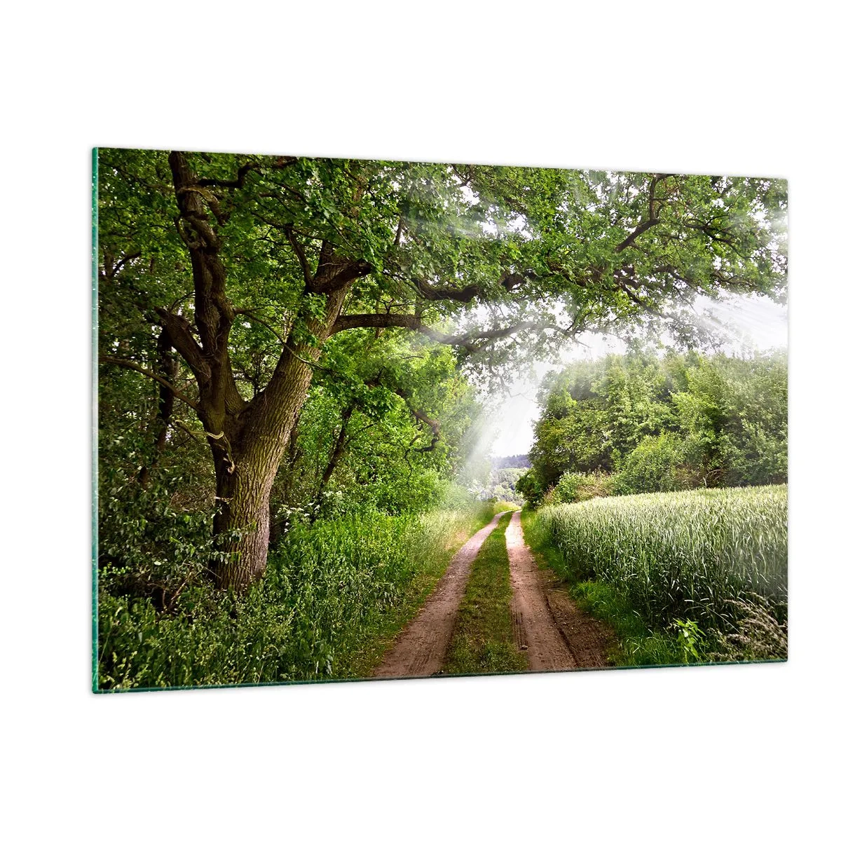 Quadro em vidro - Os pastores de Arcadia - 120x80 cm