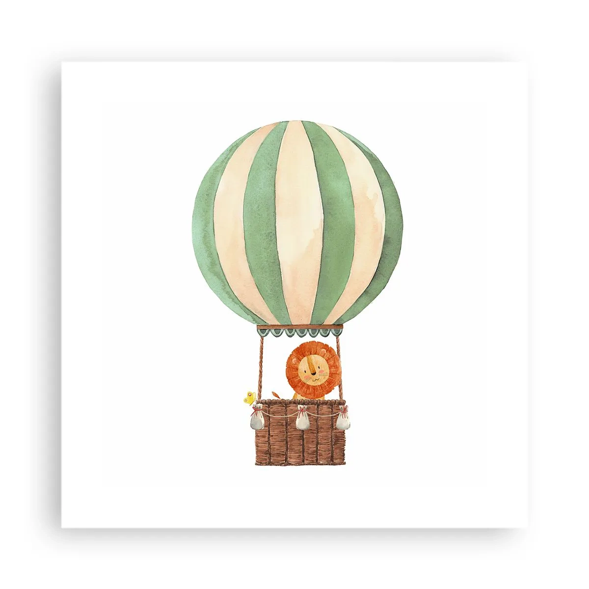 Pôster - As viagens de Leon - 40x40 cm