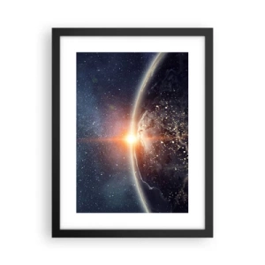 Pôster com moldura preta - Numa nova perspetiva - 30x40 cm