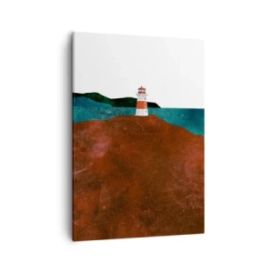 Quadro em tela - Olhando para o mar - 50x70 cm