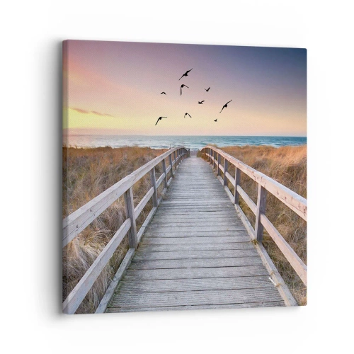 Quadro em tela - O espaço das alturas - 30x30 cm