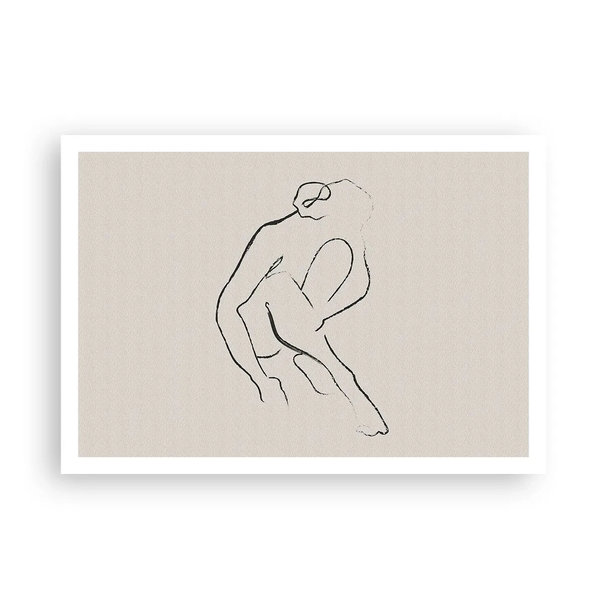 Pôster - Esboço íntimo - 100x70 cm