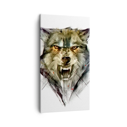 Quadro em tela - Nem um passo! - 45x80 cm