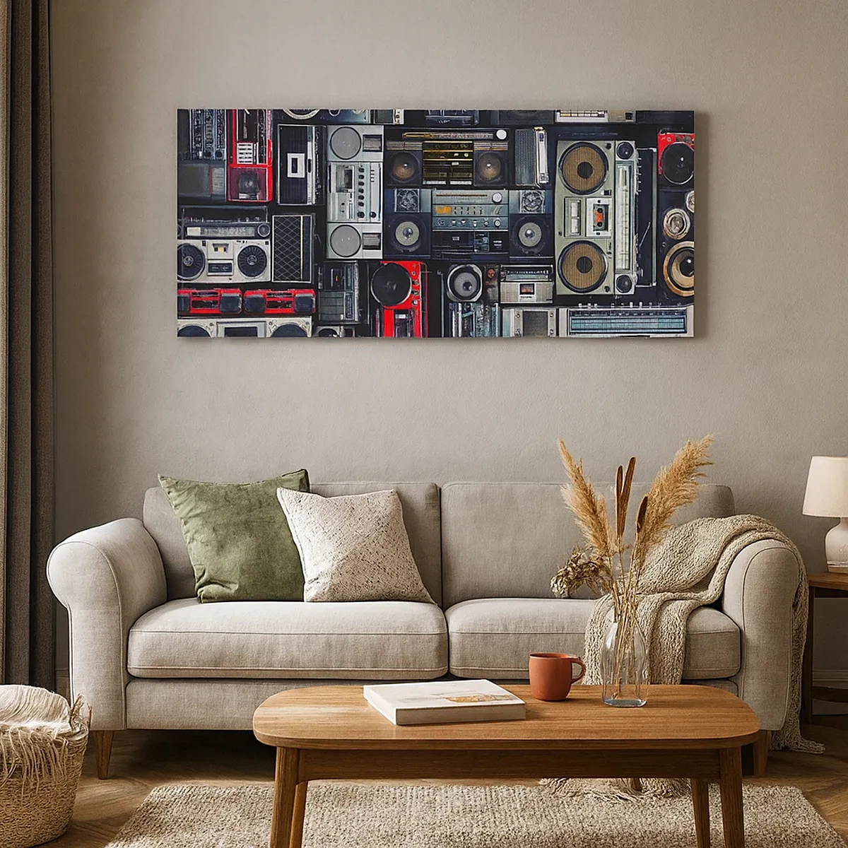 Quadro em tela - Saudades dos anos 80. - 30x30 cm