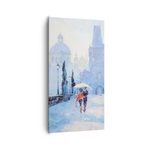 Quadro em tela - A chuva deve ter nos encantado - 65x120 cm