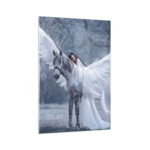 Quadro em vidro - Momento inspirado - 70x100 cm