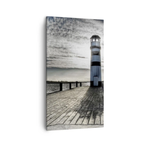 Quadro em tela - Marinheiros, aguardo ansiosamente - 45x80 cm