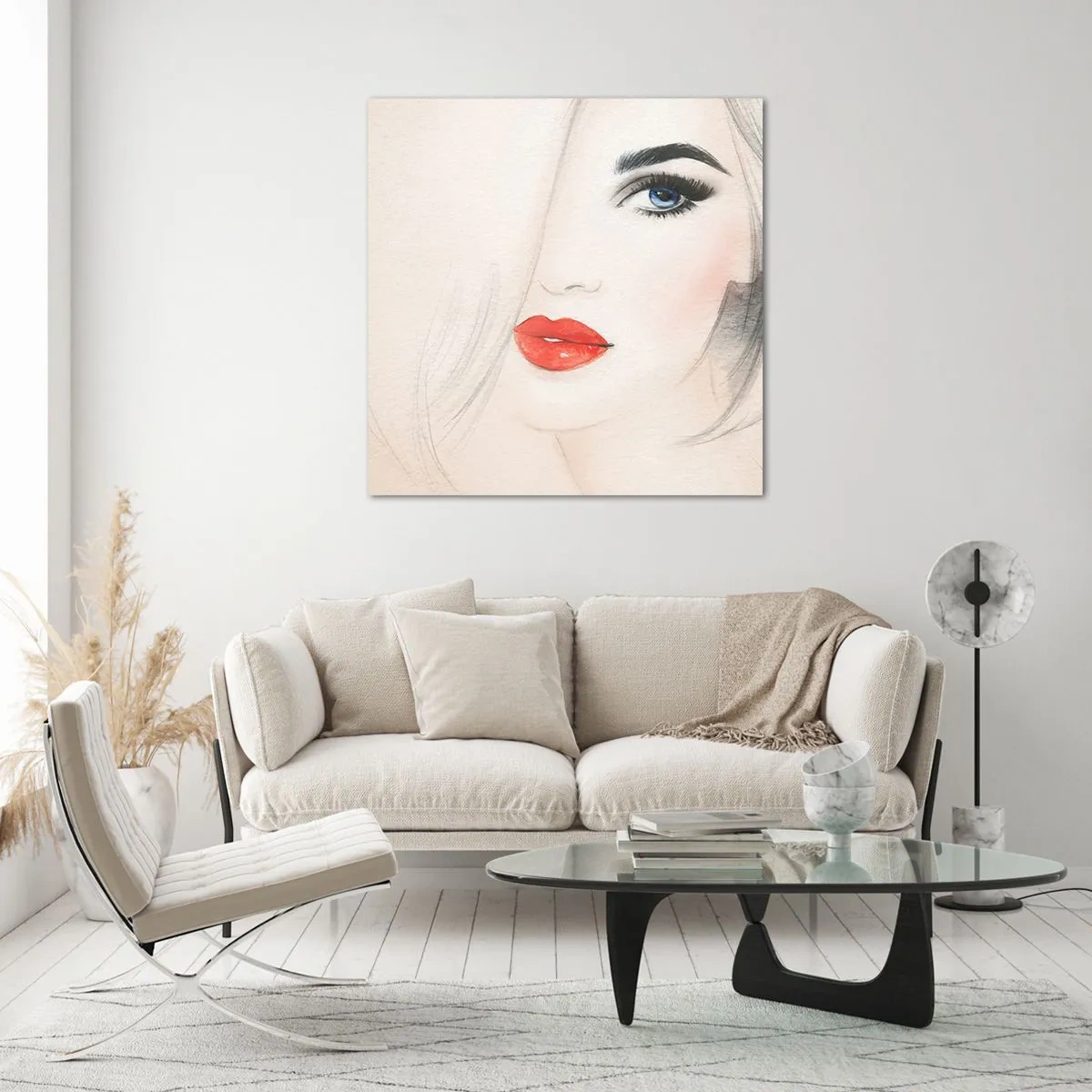 Quadro em vidro - Hipnotiza e intoxica - 50x50 cm