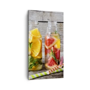 Quadro em tela - Saudável por natureza - 45x80 cm