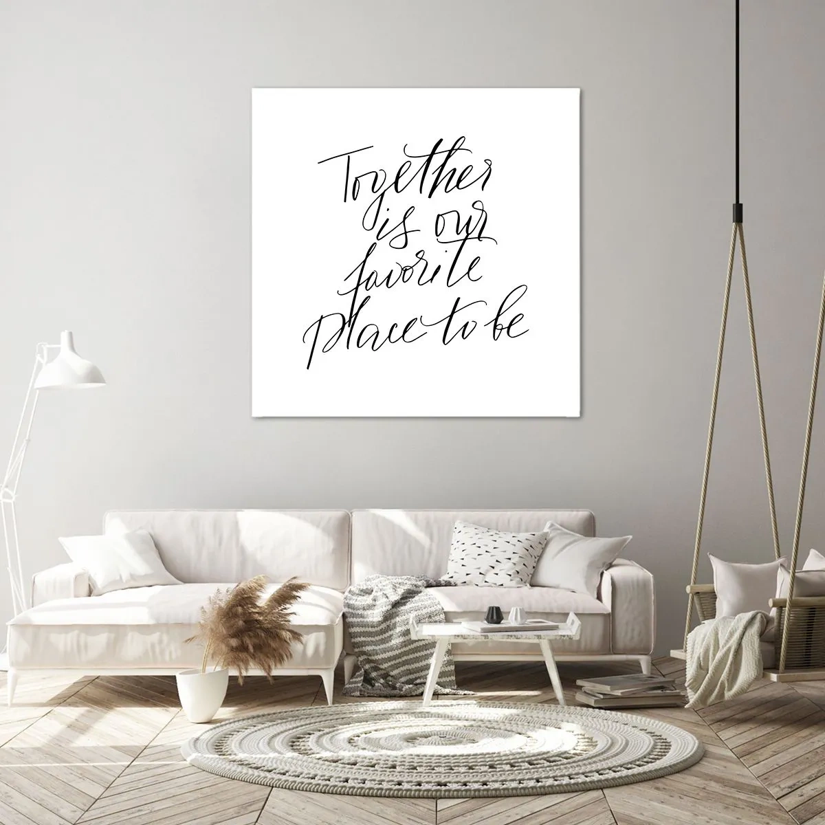 Quadro em tela - Também sente isso? - 70x70 cm