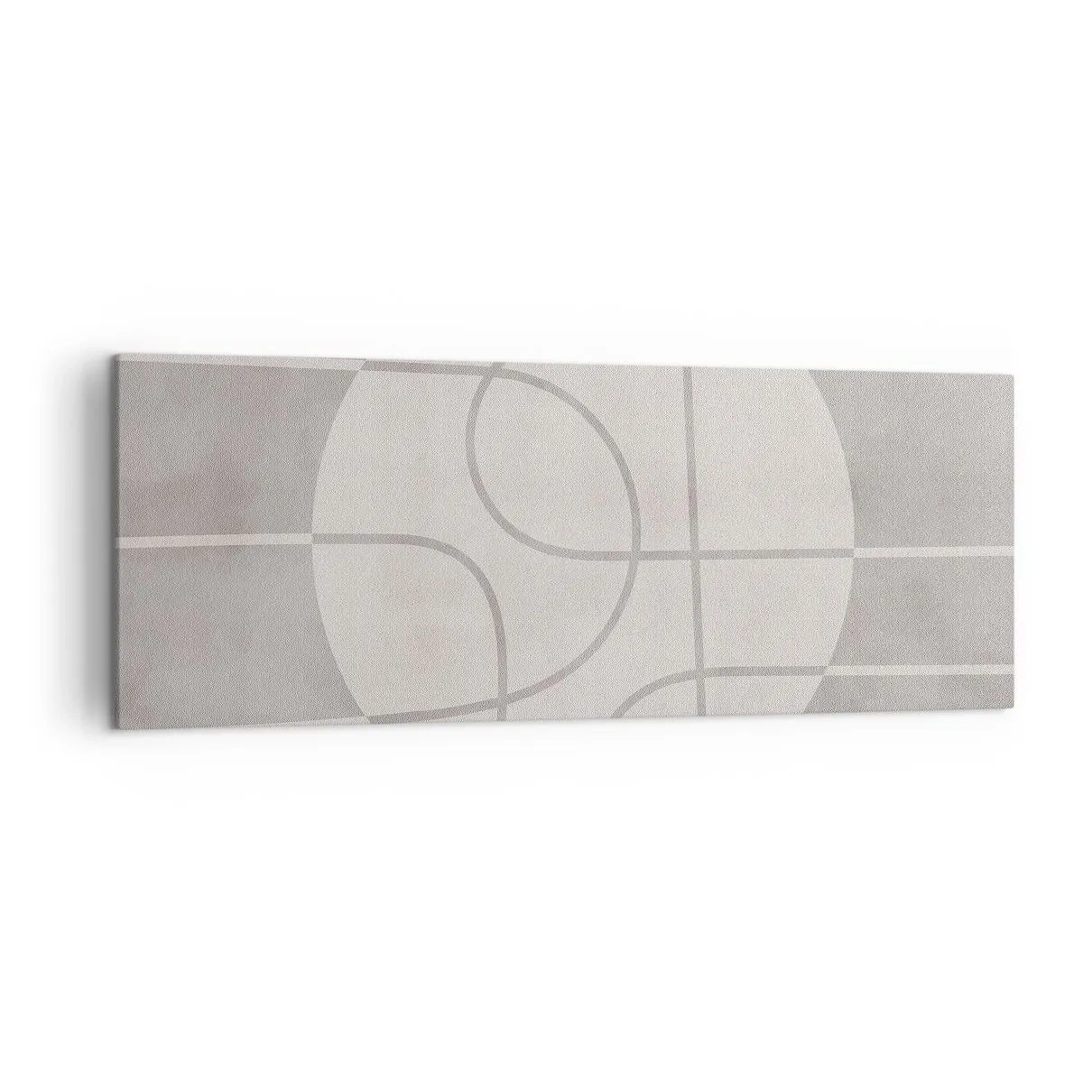 Quadro em tela - Circular e direto - 140x50 cm