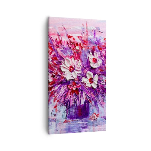 Quadro em tela - Inocência e paixão - 55x100 cm
