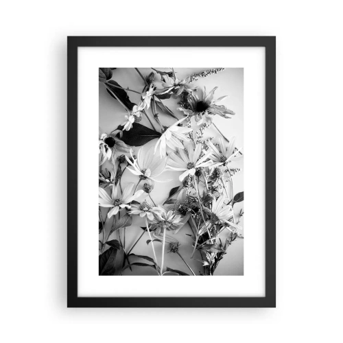 Pôster com moldura preta - Não é um ramo de flores - 30x40 cm