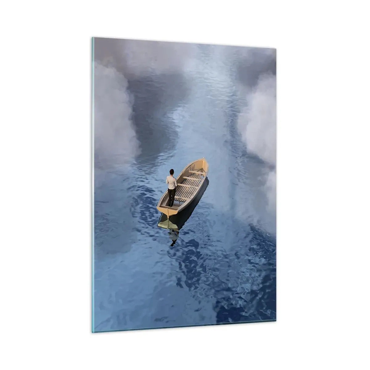 Quadro em vidro - Vida – jornada – desconhecido - 50x70 cm