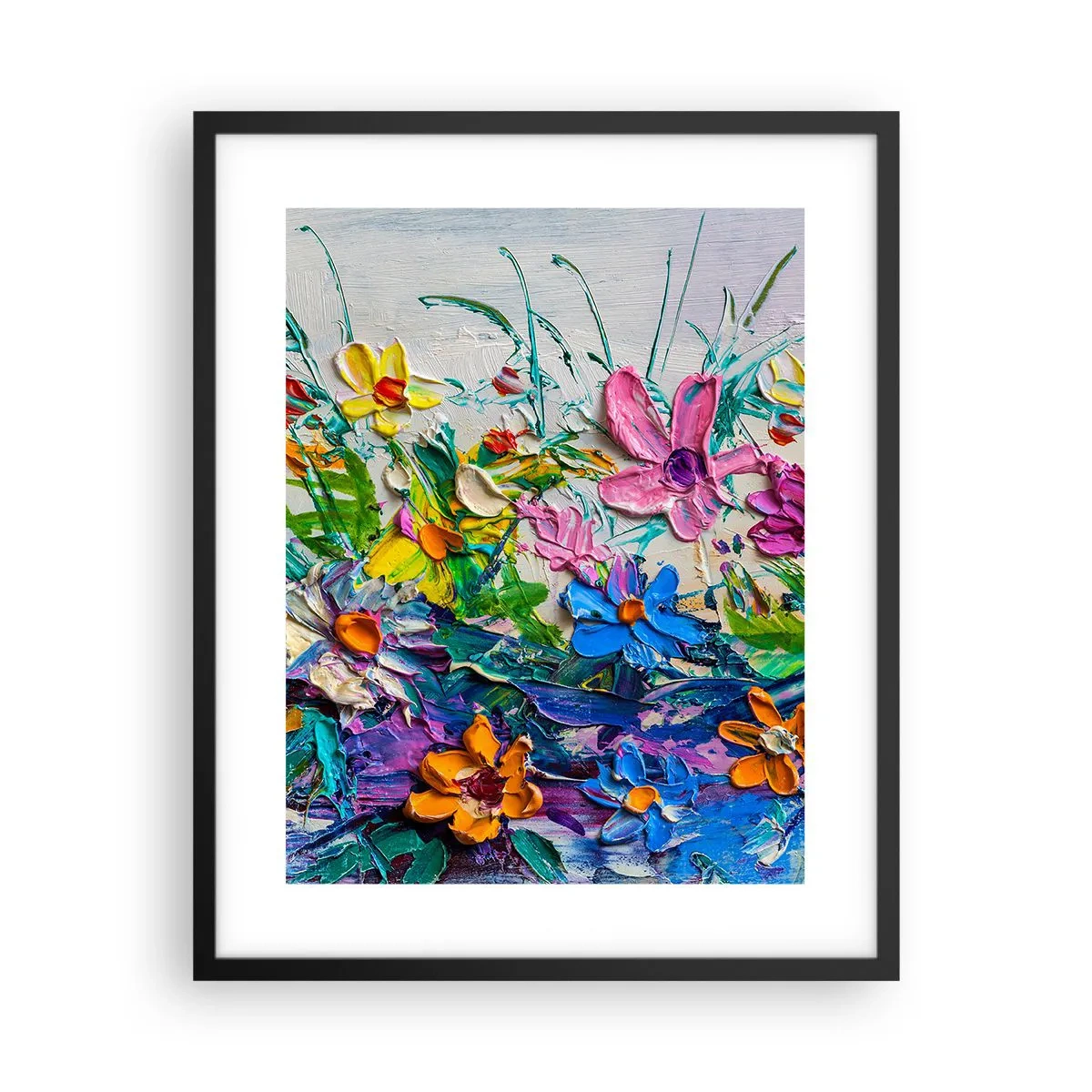 Pôster com moldura preta - Não é de todo natureza morta - 40x50 cm