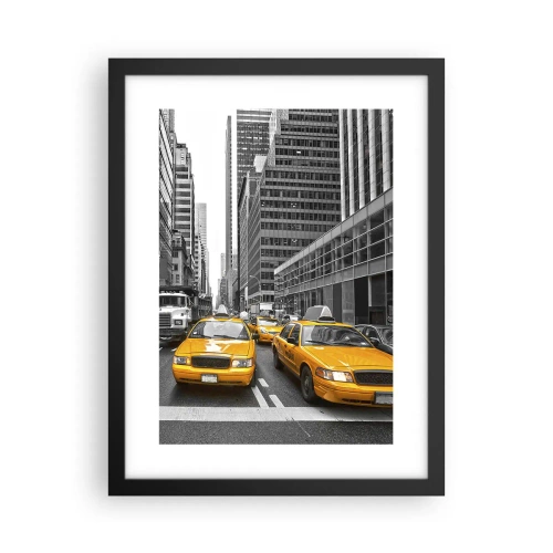 Pôster com moldura preta - Somos a cor da cidade - 30x40 cm